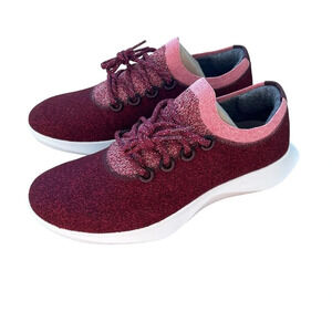 Allbirds Wool Dasher Mizzle Low Sneakers Red Mens 13.5 NWOB Classic Fall Casual